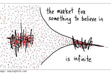 the market for something to believe in is infinite